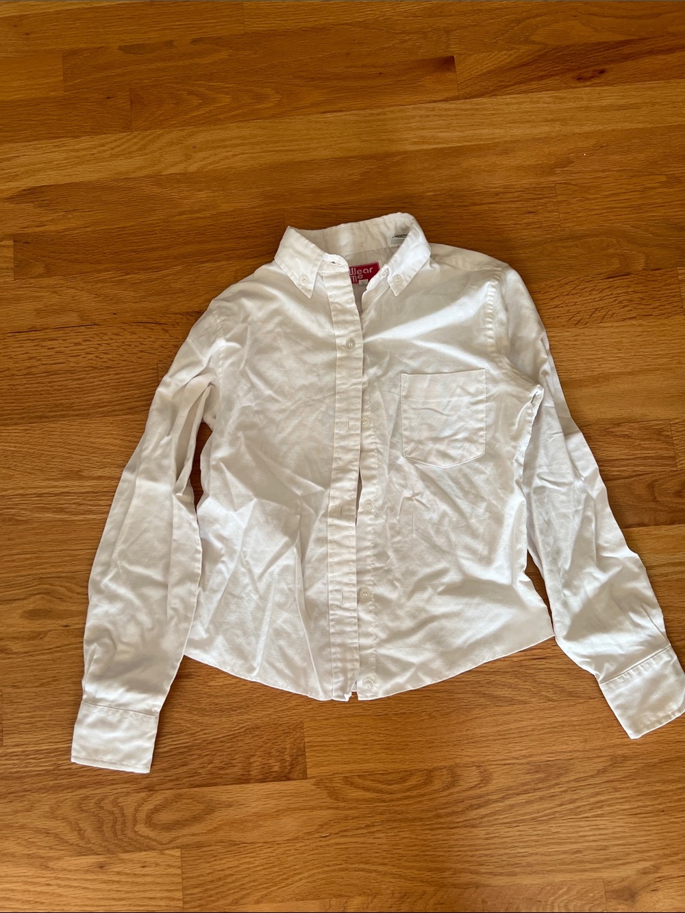 Vintage Wear me girls 12 white button up top